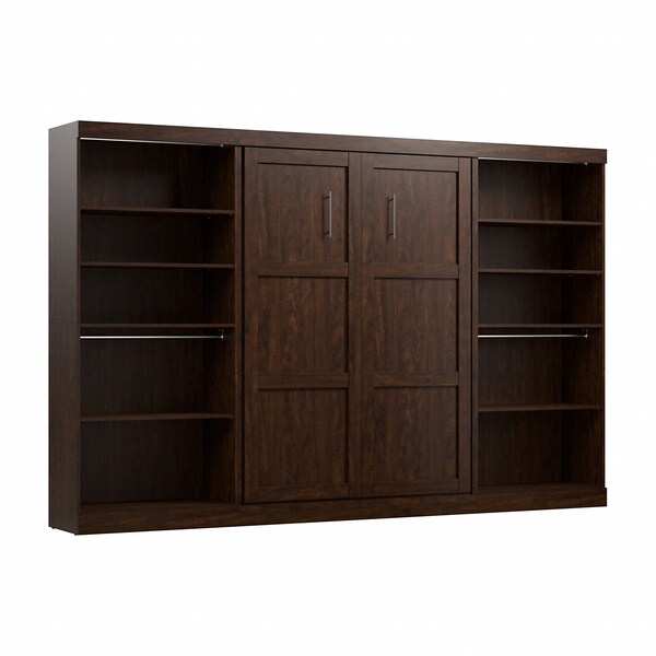 Wall Full Bed Kit, Pur, Chocolate, 131"